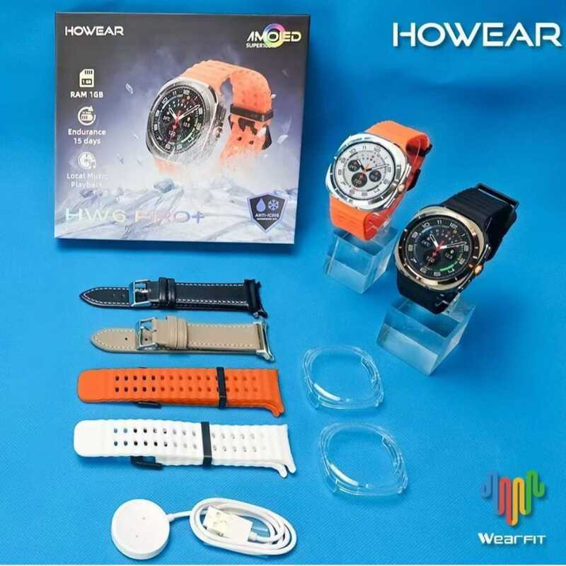 HW6 Pro+Smart Watch 1.52 นิ้ว Bluetooth Call Sleep Monitoring + อัลบั้มภาพท้องถิ่น