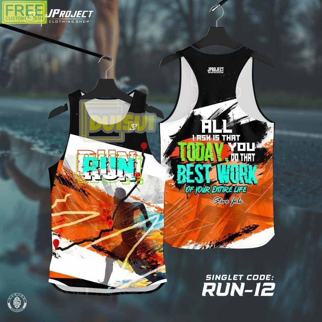 RUNNING SINGLET DESIGN RUN-12