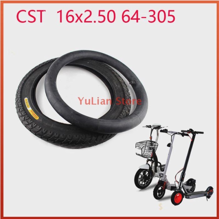 Premium quality 16x2.50 64-305 tires for small BMX, scooters and e-bikes kids bikes