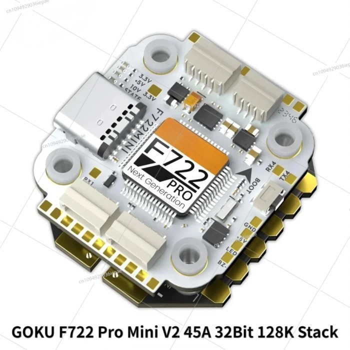 F722 Pro Mini V2 45A 32Bit 128K 20X20 Flight Controller Stack High-Performance STM32 F722 Main Cont