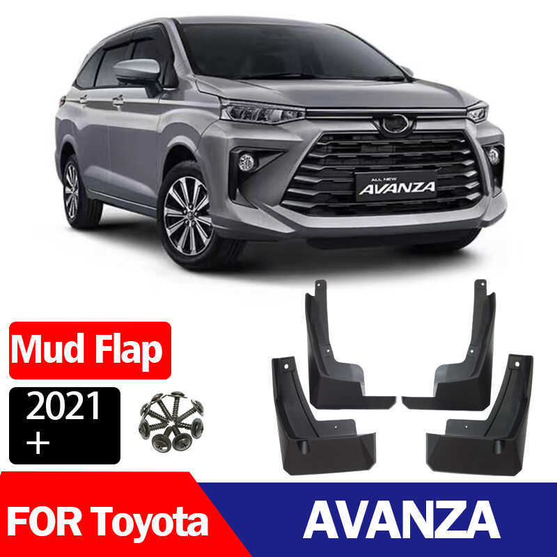 เหมาะสําหรับ Toyota AVANZA ยาง Fender Mudguard Piwa อะไหล่รถยนต์ Exclusive Supply 2021+