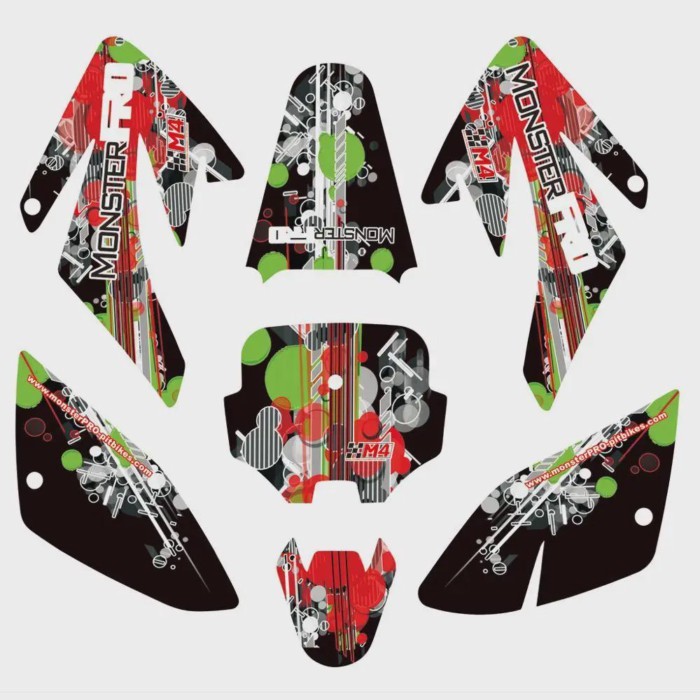 Motor 3M CRF70 GRAPHICS KIT Decals Sticker for Honda  Dirt Pit Bike Parts CRF70 [Limit Number !!!]
