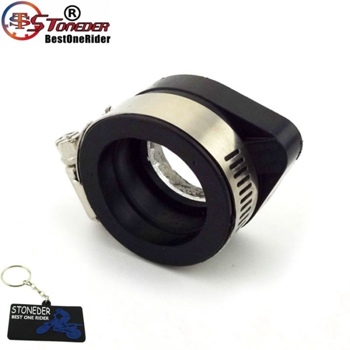 STONEDER Intake Manifold Adapter Boot Rubber Pipe Flange For Mikuni VM24 Keihin PE24 PE26 PE28 OKO