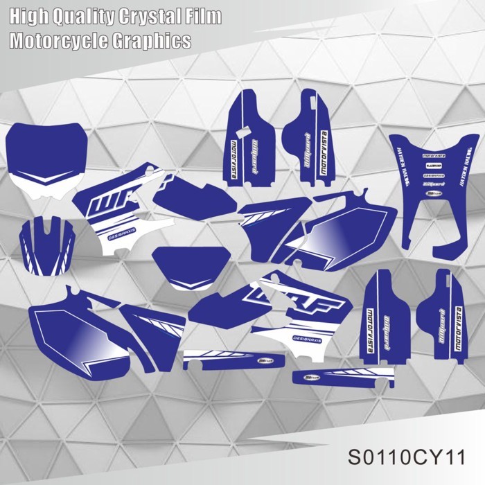 For YAMAHA WR 250F WR 450F WR250F  WR450F WRF 250 450 2005 2006 Full Graphics Decals Stickers Motor