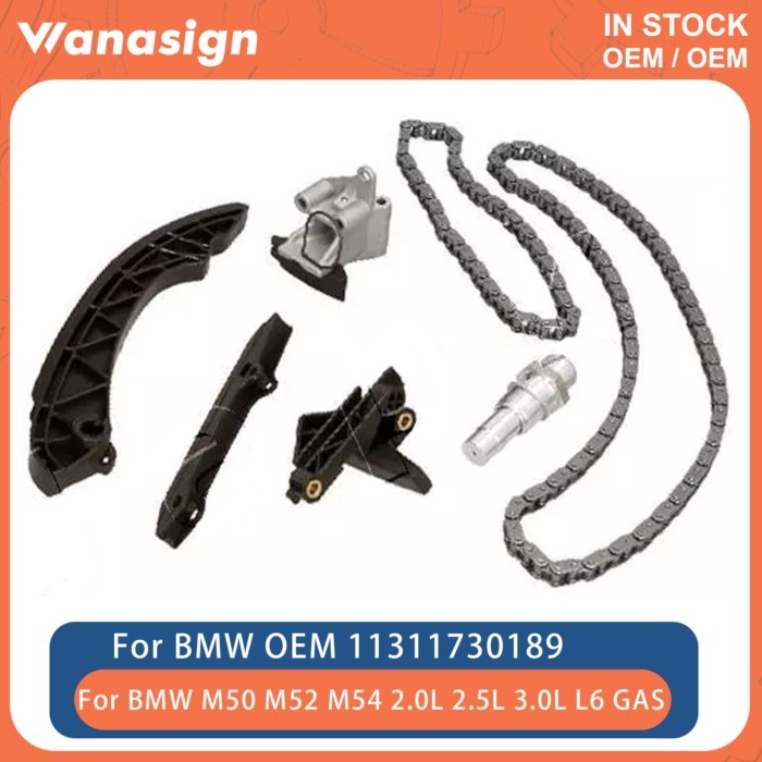 Engine Timing Chain Kit Fit 2.0 2.5 3.0 L For BMW X3 X5 E83 E53 E38 Z3 E36 M50 M52 M54 M54B25 M54B3