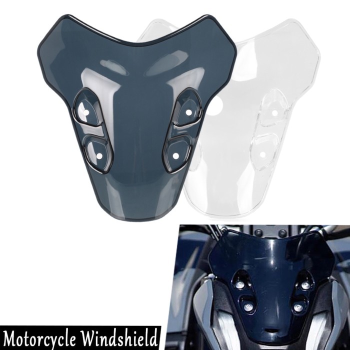 MT07 2021 Motorcycle Sports WindScreen Windshield Wind Deflector Parts Plastic FOR YAMAHA MT07 MT-0