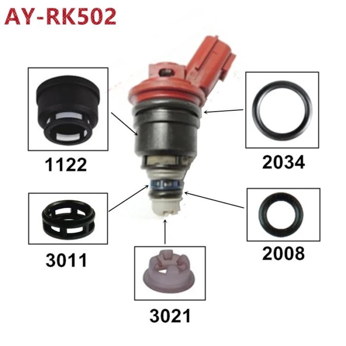 100sets fuel injector repair service kits for Nissan OEM 16600-96E01 16600-96E00 A46-F13 A46-00 FJ2