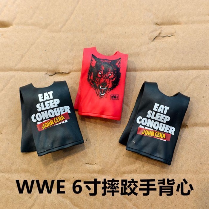 WWE20 cm Wrestling Storage Vest Accessories Brock Lesna nWo Wolf Parker Wolf Head