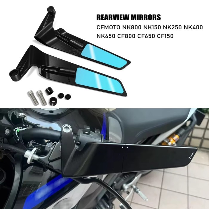 For Motorcycle Rearview Mirror Invisible Rearview Mirror Sports Wing Mirror NK 800 NK150 NK250 NK40