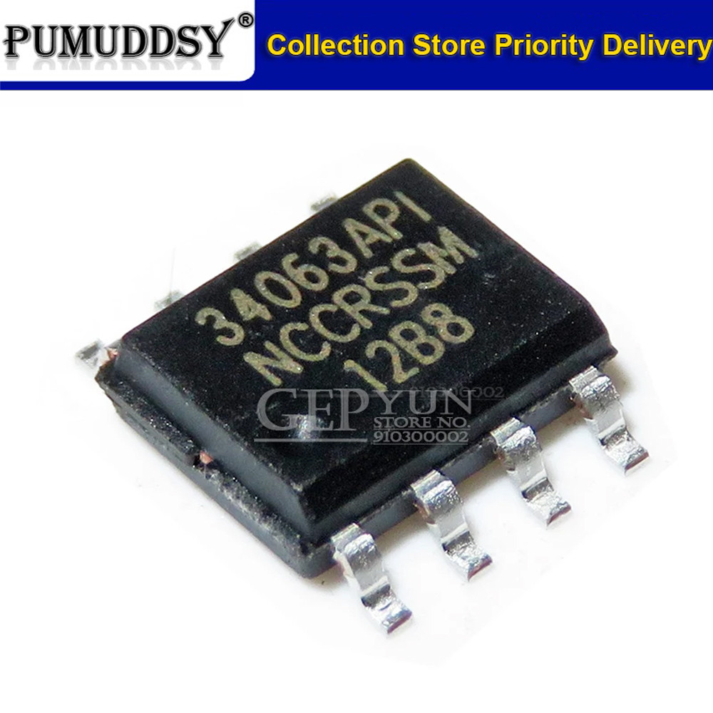 50PCS MC34063A MC34063 SOP8 SOP MC34063ADR MC34063ADR2G SMD ใหม่เดิม
