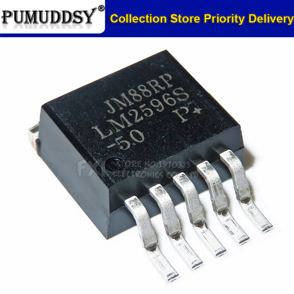 10 ชิ้น LM2596S-5.0 LM2596SX-5.0 TO263 TO-263 LM2596 ใหม่เดิม