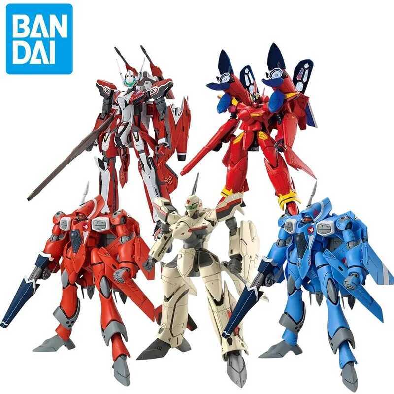Bandai Super Dimension Fortress Macross Anime Figures YF-19 Action Figures Macross Plus YF-29 Duran