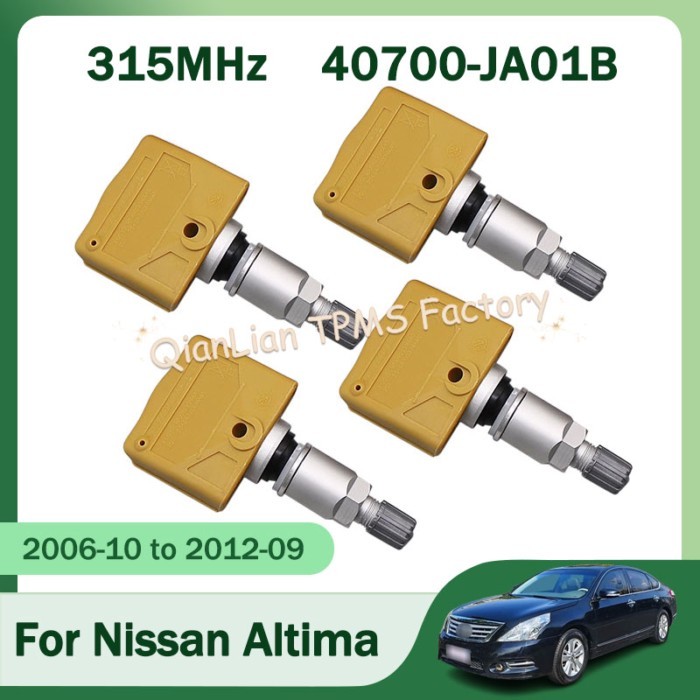 1/4pcs 40700-JA01B 40700JA01B 315MHz TPMS Tire Pressure Monitor System For Nissan Altima 350Z Armad