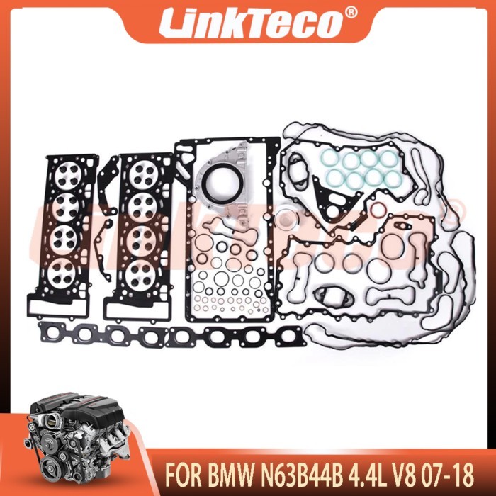 Engine Rebuild Full Gasket Set Fit 4.4T L V8 N63B44B For 07-18 550i 650i 750Li X5 X6 F07 F10 F11 F0