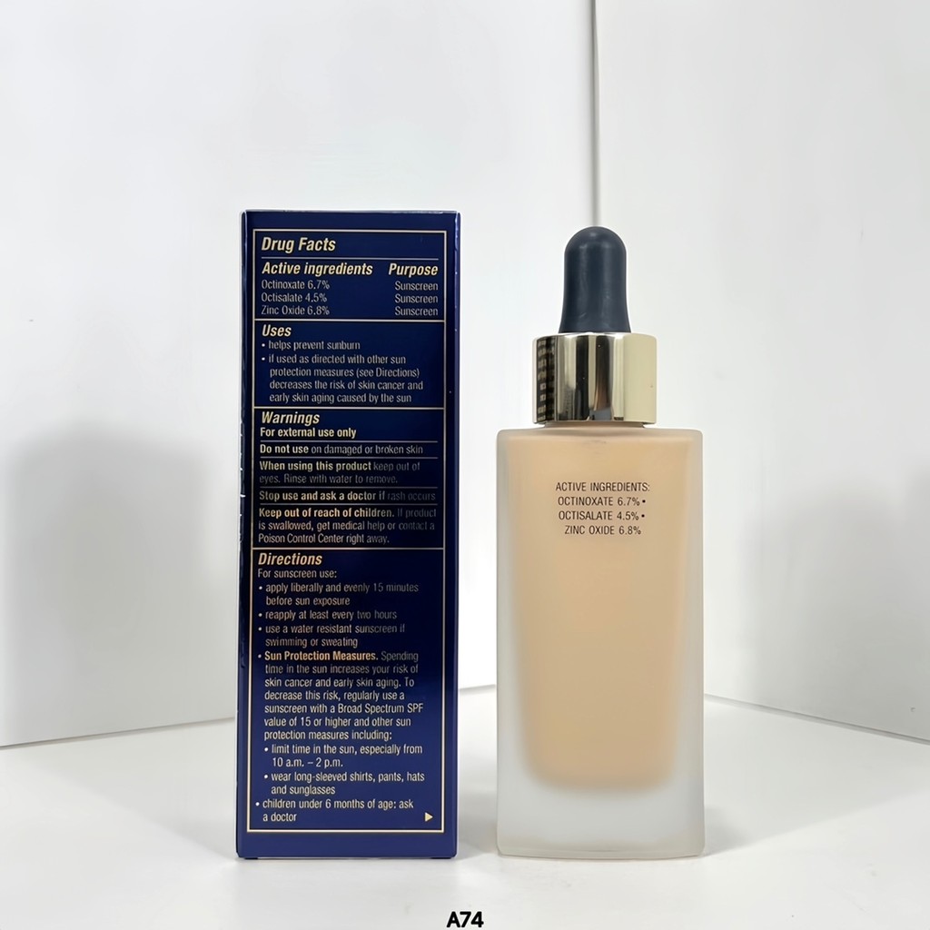 [Shopee Special Selection] Special/60 Estee Lauder Dropper Essence Liquid Foundation รุ่นใหม่ 30ml!ส