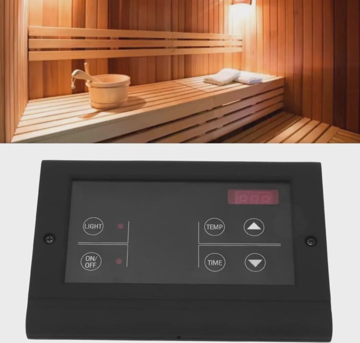 Wall Mounted Sauna Stove Controller 35-110 Steam Bath Sauna Heater Controller Digital Accessories f