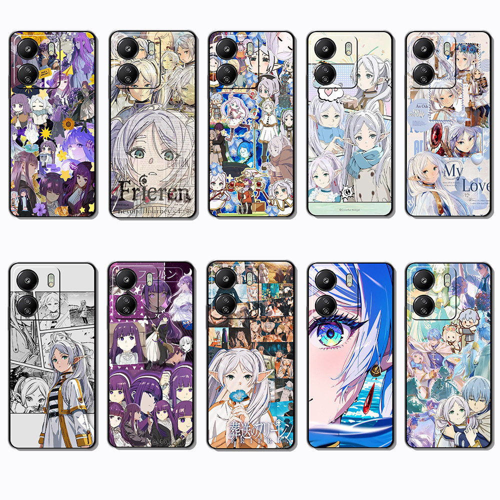 สําหรับ Xiaomi Redmi หมายเหตุ 14 Pro Plus Poco F7 X7 Pro Frieren Beyond Journeys End ชายแดนสีดําเคสโ