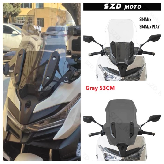 For LONCIN VOGE SR4Max SR4 Max SR4Max PLAY SR4 Max PLAY Motorcycle Windshield Windscreens Wind Defl