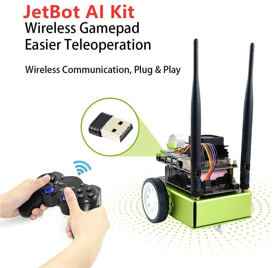 Waveshare JetBot AI Kit / JetRacer AI Kit OFFICIAL Partner AI Smart Robot โดย Jetson Nano