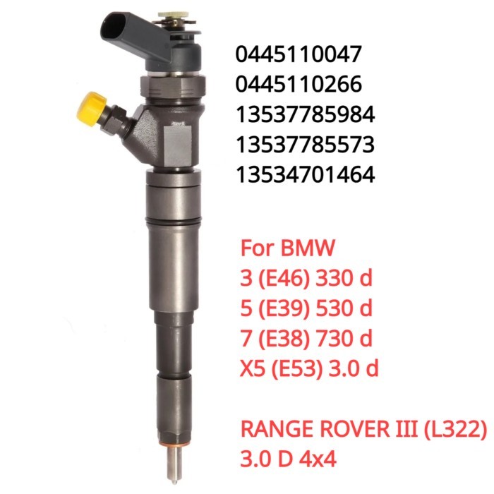 0445110047 13537785984 1353777573 New Diesel Fuel Injector Nozzle For BMW E46 E39 E38 E53 330d 330x