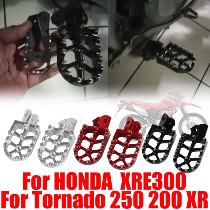 For HONDA Tornado 250 XR 200 XR250 XR200 XRE300 XRE 300 Motorcycle Accessories Footrest Footpegs Fo