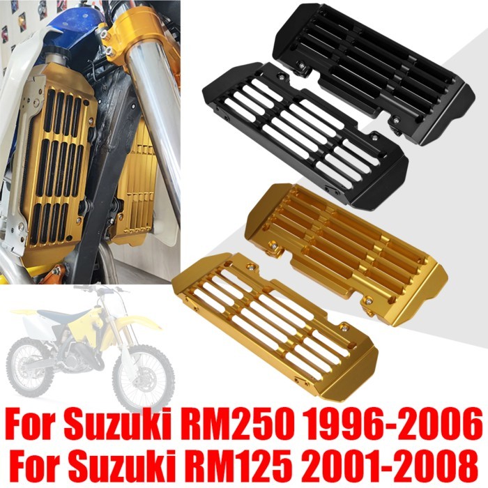 For SUZUKI RM250 RM 250 1996 - 2006 RM125 RM 125 2001 - 2008 2007 Accessories Radiator Grille Guard