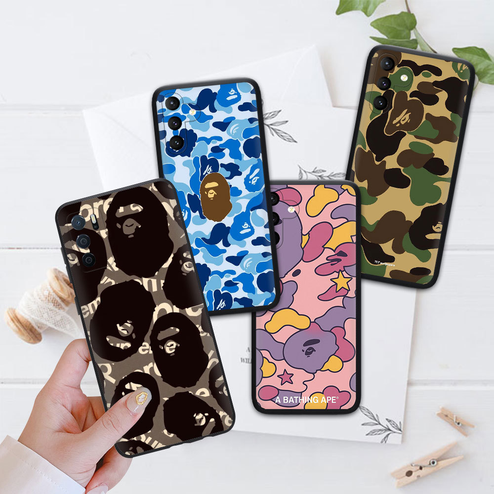 Redmi Note 11 11s 11T 11 SE 4G 11Pro 5G 11T Pro Plus Soft Cover Case M838 Bapeซิลิโคนเคสโทรศัพท์