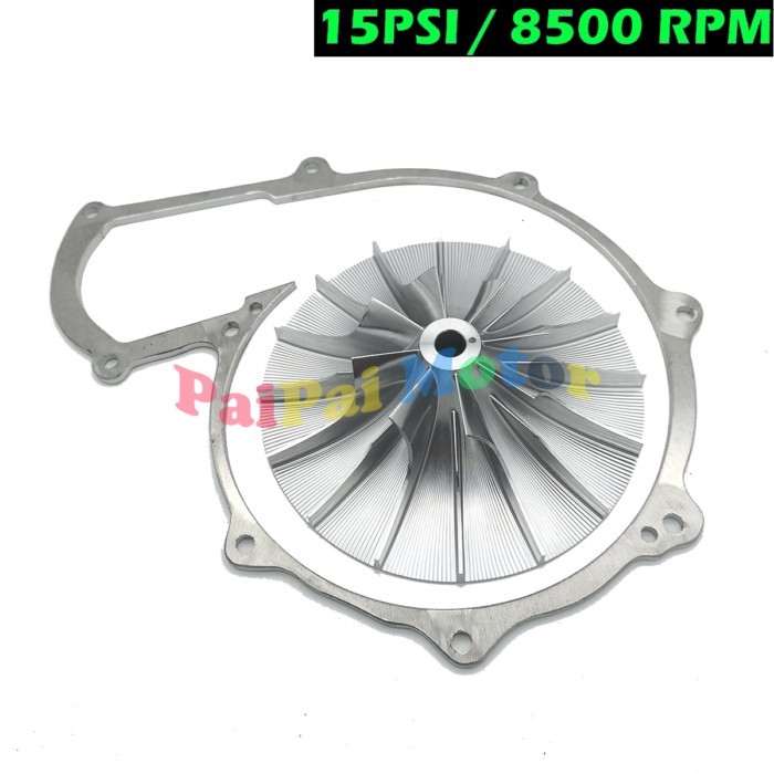 For Seadoo Supercharger COMPRESSOR WHEEL Impeller Billet 420867195 with Spacer for Seadoo 255 260 R