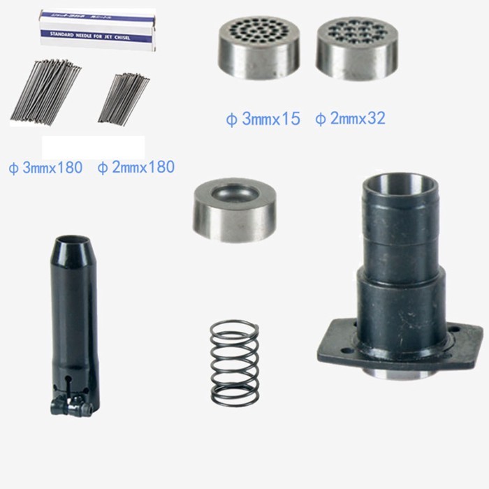 725TD-32E 550W Needle Derusting Gun Electric Jet Chisels Hand-Held Electric Needle Scaler Rust Remo