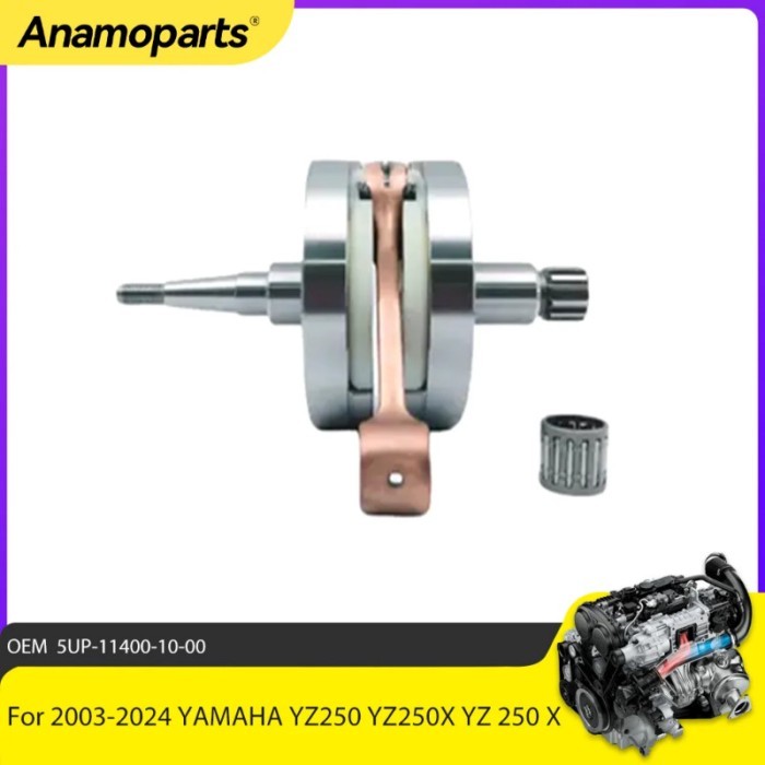 motor Parts crankshaft assembly Fits For  YAMAHA YZ250 YZ250X YZ 250 X 249 CC 2003-2024 5UP-11400-1