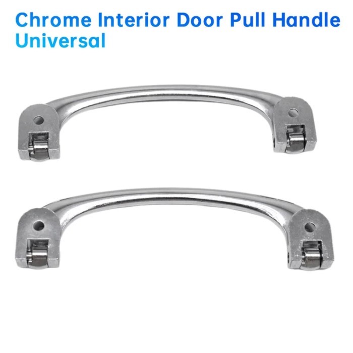 Chrome Interior Door Pull Handle Universal For Classic Cars Tudor For Classic Cars Tudor