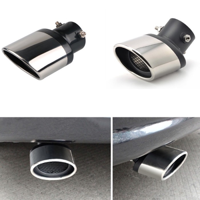 Universal Car Exhaust Muffler Tail Throat LinerFor Mercedes Benz A200 A180 B180 B200 CLA GLA AMG A