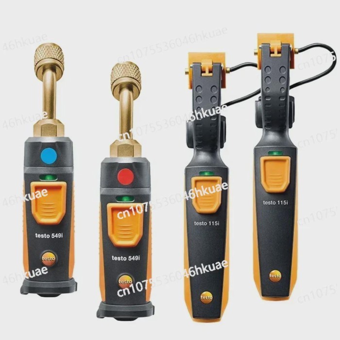 Smartphone Manifold Gauge 549i AND 115i Digital Manifold  High-pressure Gauge AND Pipe-clamp Thermo