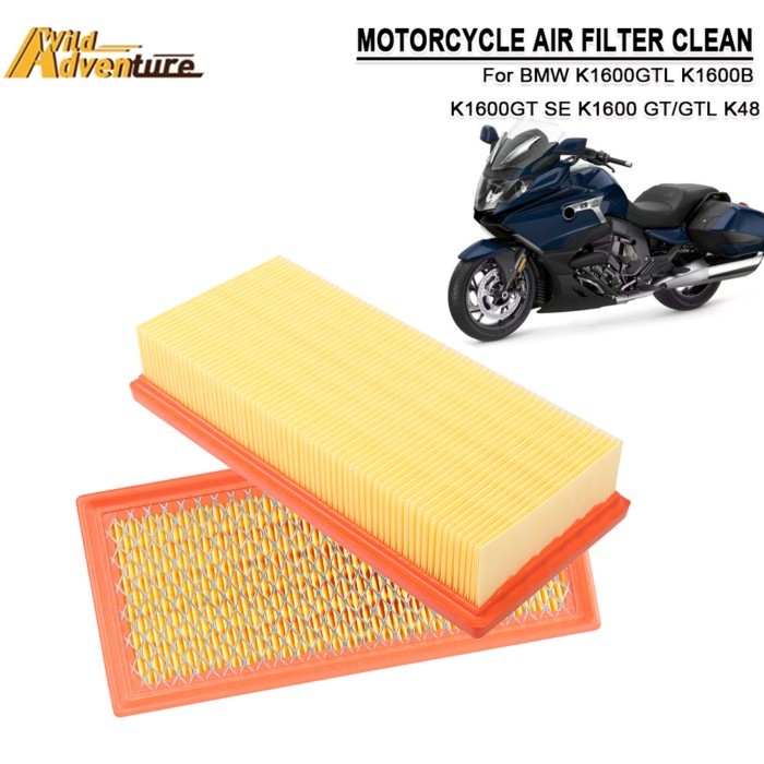 Motorcycle High Flow Air Filter For BMW K1600GTL K1600B K1600GT SE K1600 GT/GTL K48 Engine Intake P