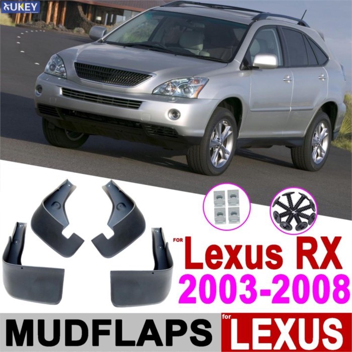 Car Mudguard for Lexus Harrier RX300 RX330 RX350 RX400h XU30 2003-2008 Fender Mud Guard Flap Splash