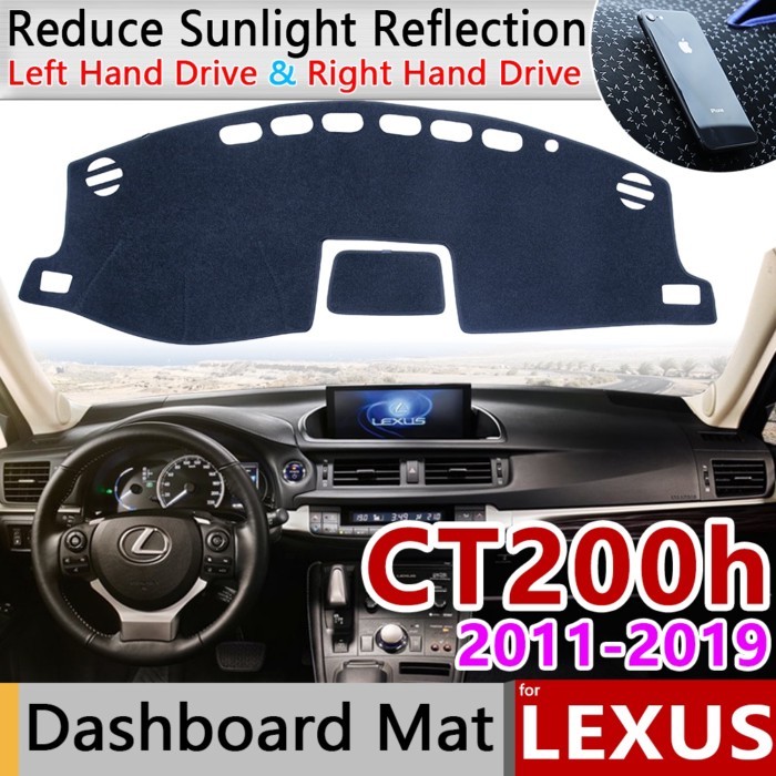 for Lexus CT200h 2011~2019 CT 200 200h F Sport Anti-Slip Mat Dashboard Cover Pad Sunshade Dashmat C