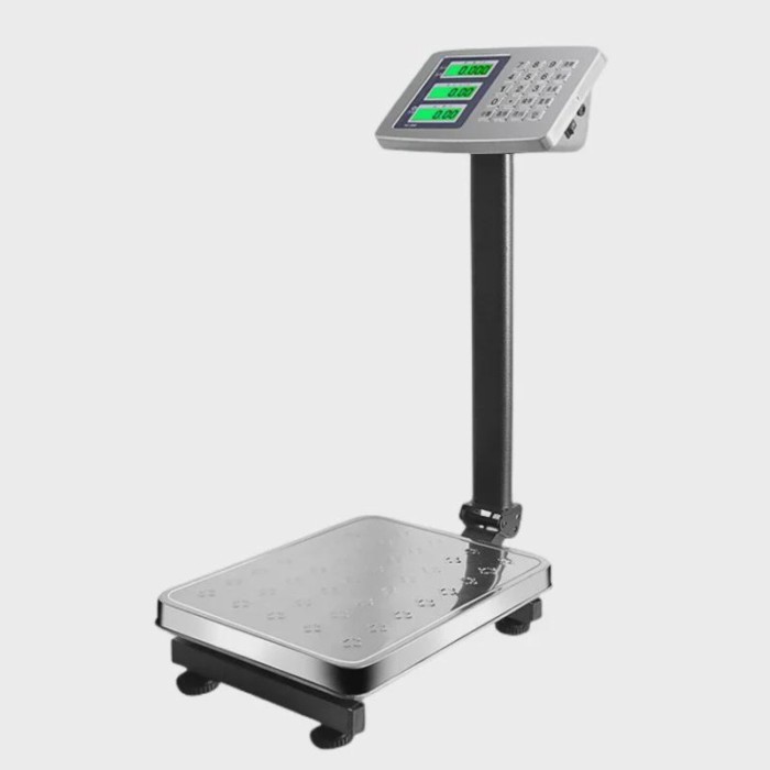 220v Commercial Bench Scale 150kg Electronic Scale 100kg Folding Scale Stainless Steel Material Wat