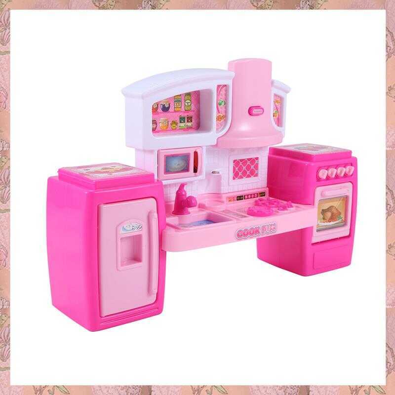 C J7cooking Toys Set Music Pretend Accessories Kitchen Toys Set Kitchen Game Play Cooking Utensils