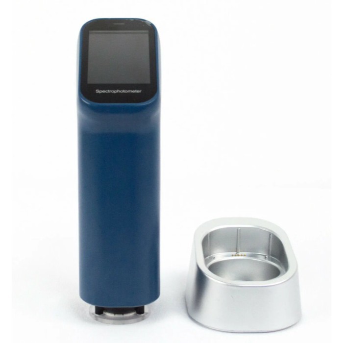 Portable Spectral Colorimeter Color Meter with Bluetooth Build in Camera 8MM Auto Calibration Touch