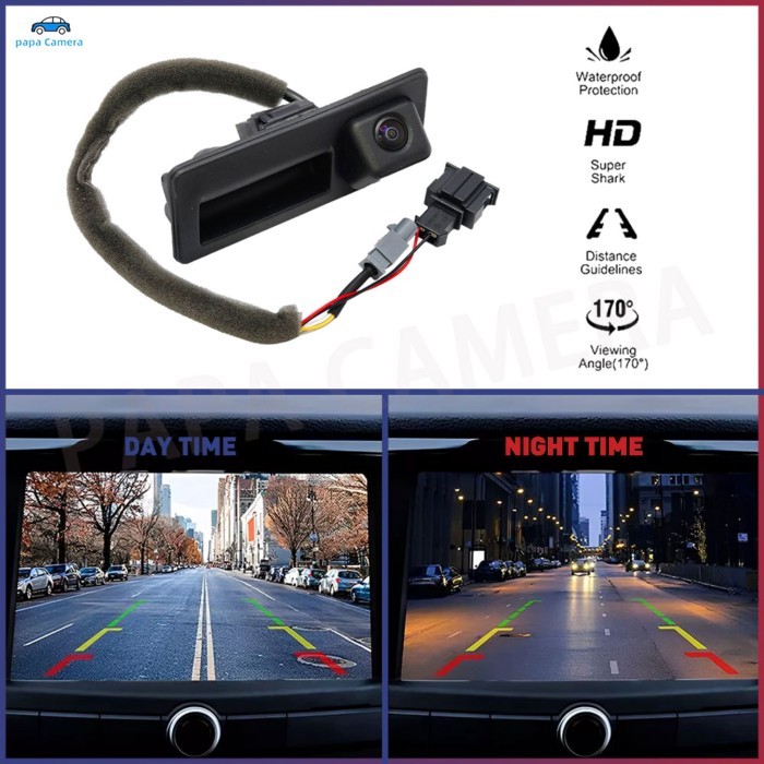 5N0827566AA Rear View Backup Parking Aid Camera for Audi A4 A5 A6 Allroad Q3 Q5 S3 S5 5N0827566C 8K