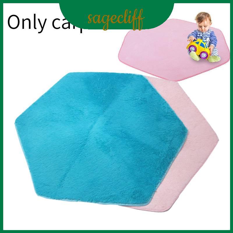 แผ่นรองคลาน Lavish กํามะหยี่สําหรับเด็กเวลาเล่นและความสะดวกสบาย