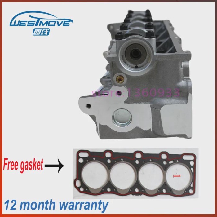complete cylinder head assembly assy  for  Asia Motors Rocsta 2184 2.2 D  8V 1993- ENGINE : R2  66A