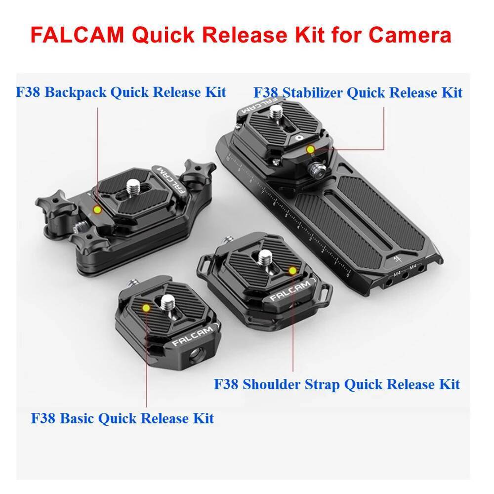 FALCAM F38 Quick Release Kit – Arca-Swiss ใช้งานร่วมกับ Quick Release Plate & Clamp Set สําหรับขาตั้
