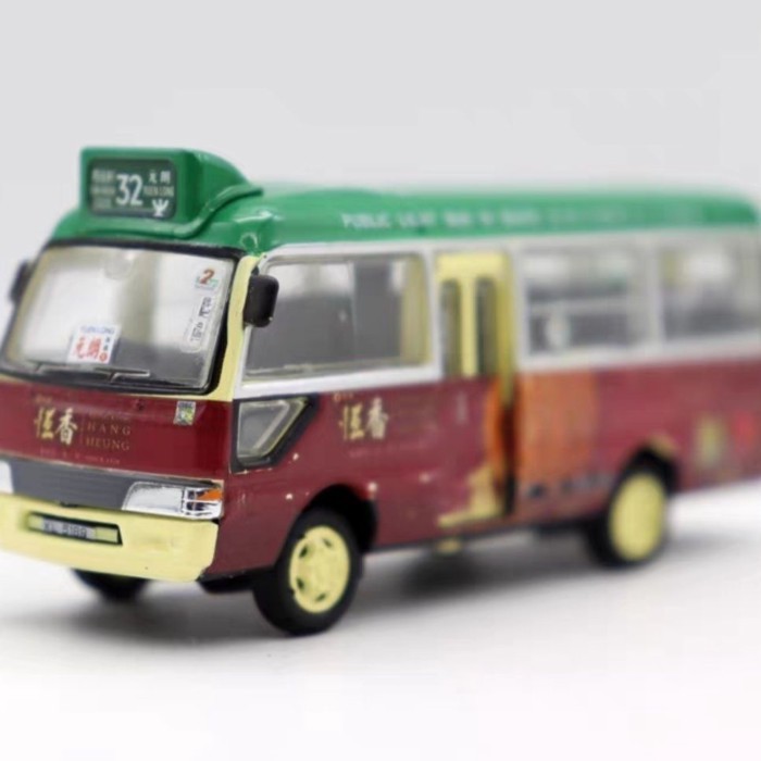 Tiny Micro Shadow 1/76 Coaster Coaster รถบัสขนาดเล็กรุ่น Yuan Lang Line Hong Kong Hengxiang 32 Out o