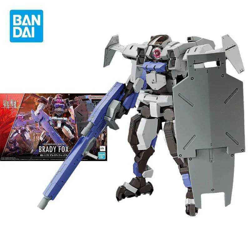 Bandai Original GUNDAM HG 1/72 BRADY FOX Anime Action Figure Assembly Model Toys Collectible Model