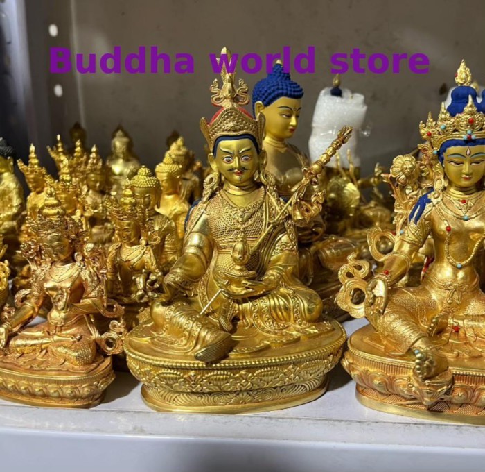 high quality Guru Rinpoche Padmasambhava buddha statue buddhist Buddhism COPPER buddha HOME family