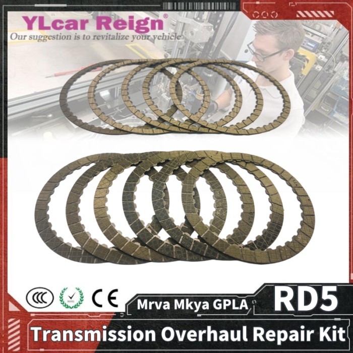 DQ500 OBH 0BT 0DE 0BH Automatic Transmission Clutch Friction Plate For AUDI VW SCIROCCO TIGUAN DSG