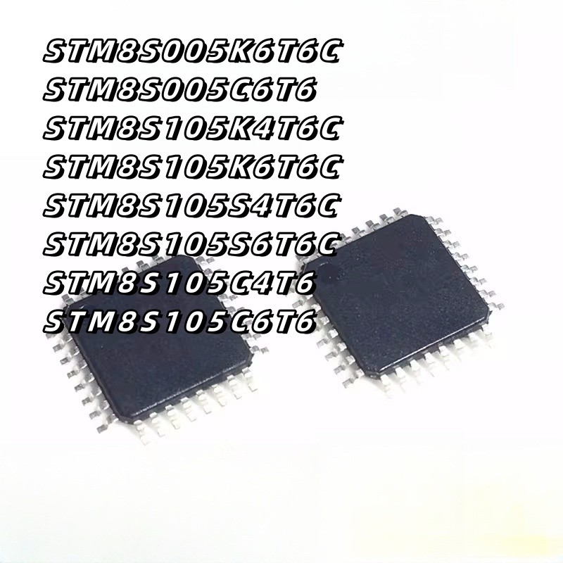 ยี่ห้อใหม่เดิม STM8S005K6T6C STM8S105 STM8S105S4T6C K4T6C S6T6C C4T6