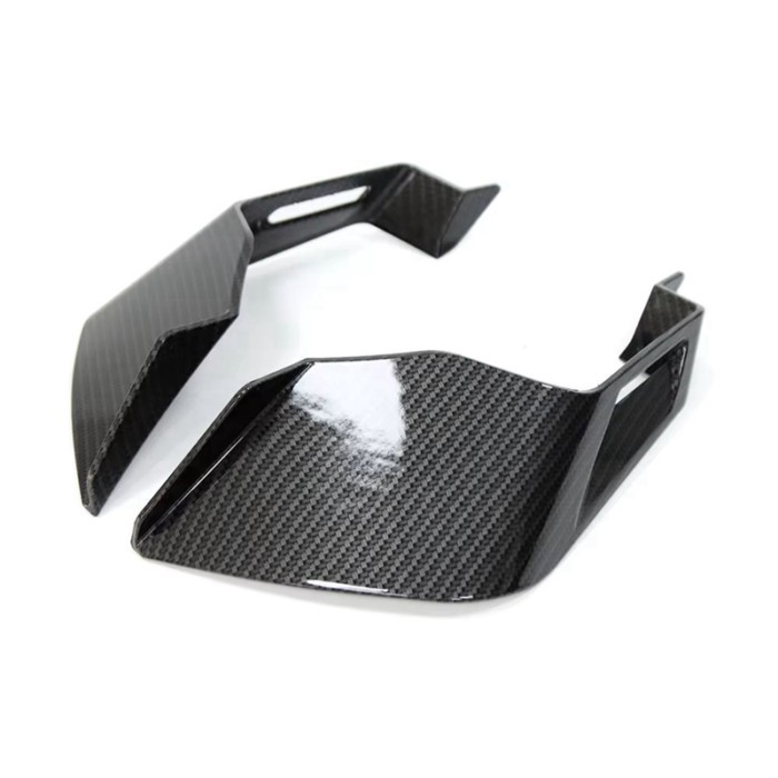 Motorcycle Racing Spoiler Aero Winglets Side Wind Deflector Aerodynamic Wing For Aprilia Tuono V4 1