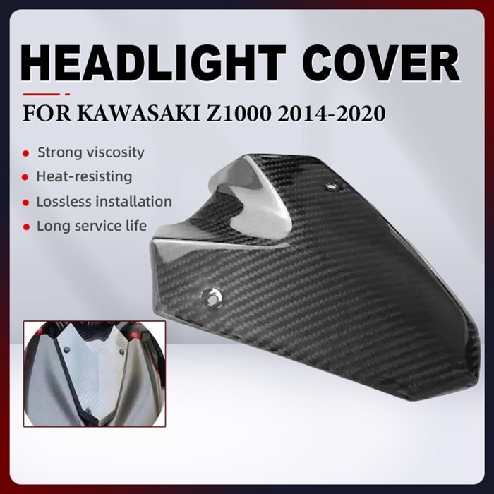 Motorcycle Accessories Fairing Front Windshield Cover For Kawasaki Z1000 Z 1000 2014 -2020 Carbon P